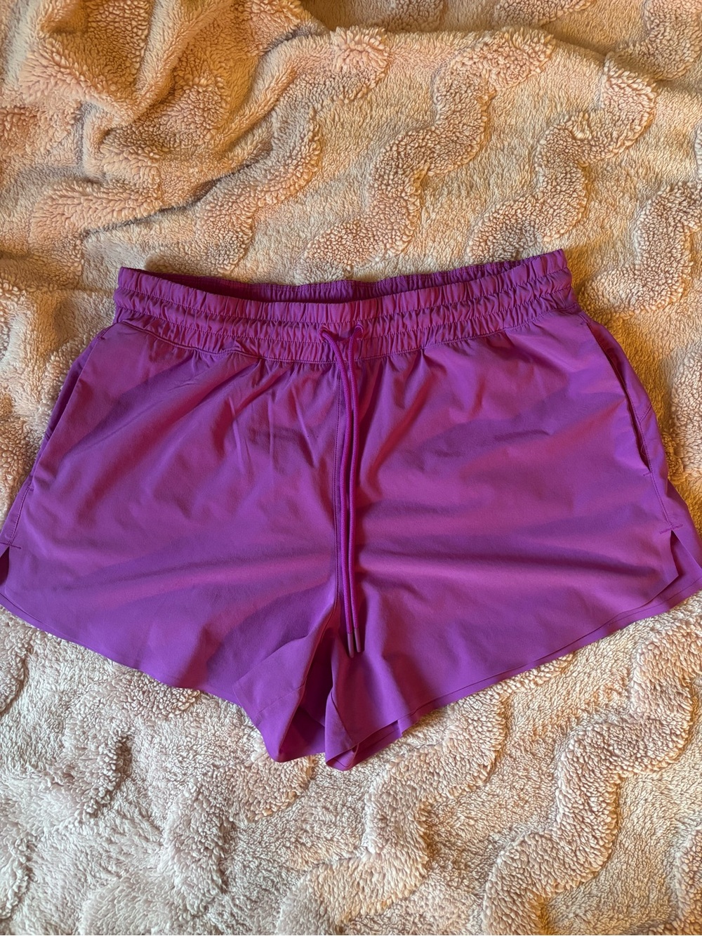 Athleta Women's Purple Athletic Drawstring Shorts